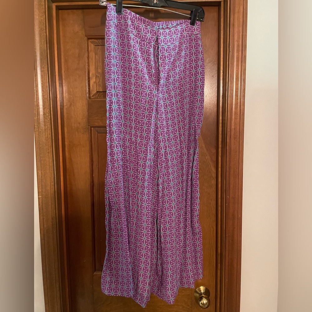 Mango wide leg pants